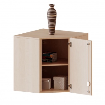 Innenecke Aufsatz, 2 OH, Für 50cm tiefe Schrankwände, rechts B/H/T 80 x 72 x 80cm 
